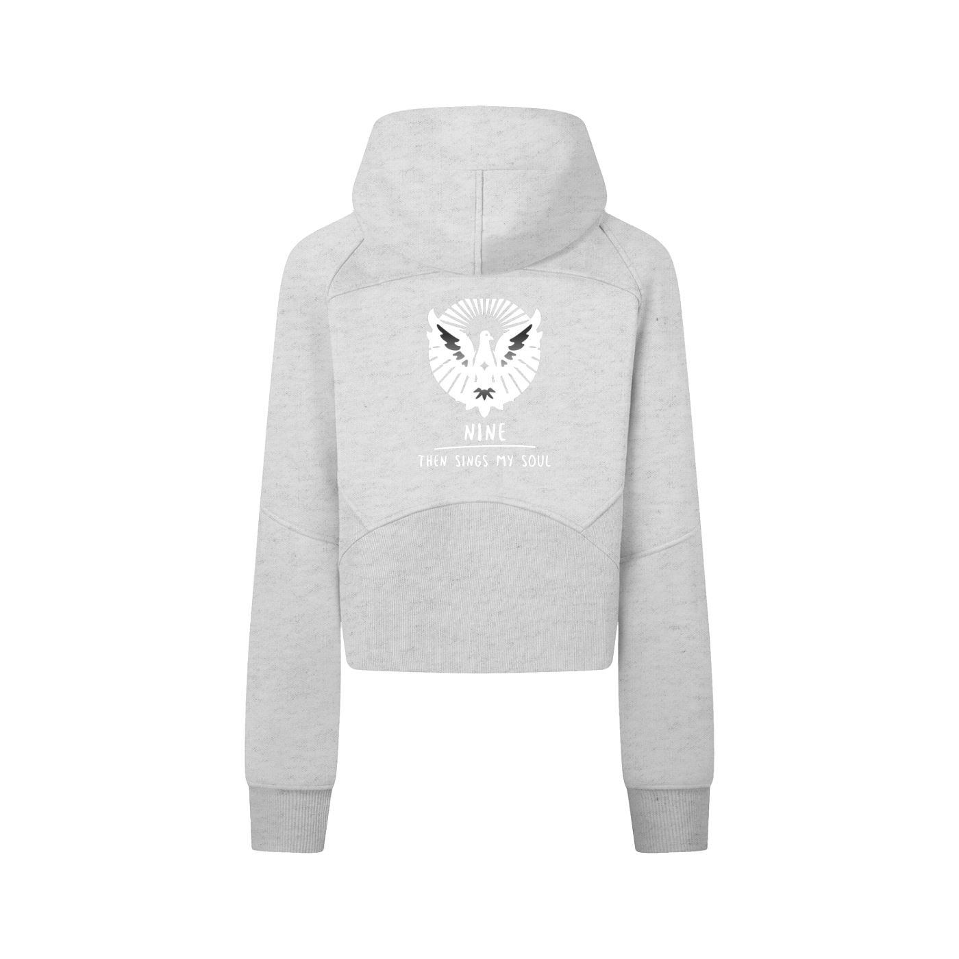 Nine Cropped Zip-Through Hoodie