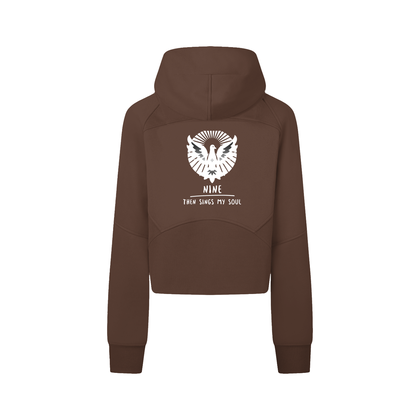 Nine Cropped Zip-Through Hoodie