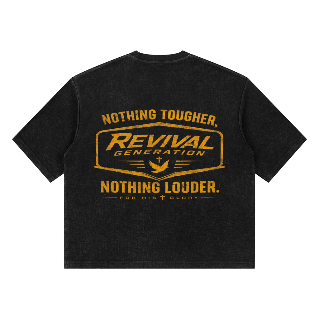 Revival Generation Waffle Boxy T-Shirt