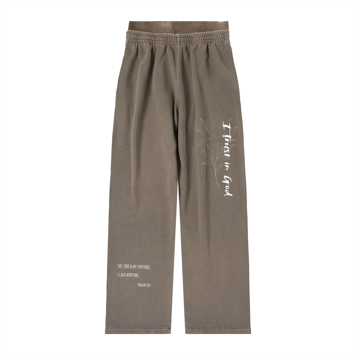 JESUS SAVES Vintage Washed Waist Pants