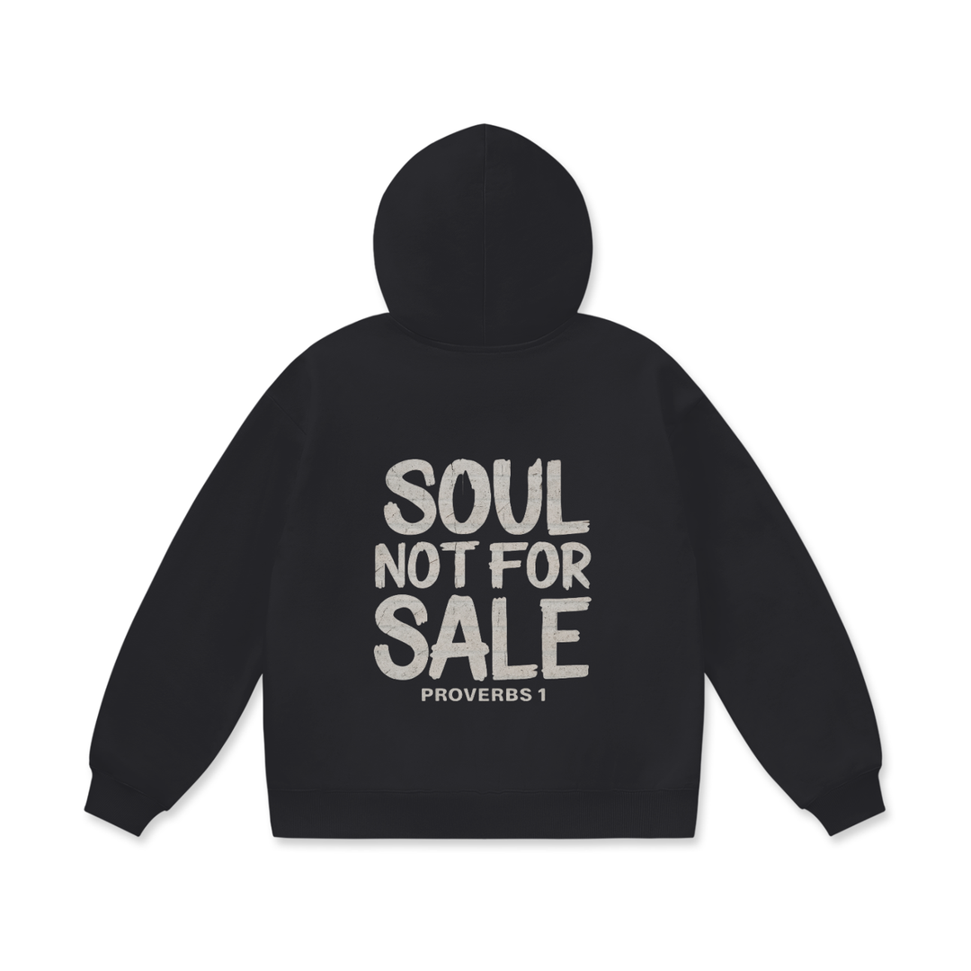 Soul Not For Sale/Freedom Oversized Heavyweight Fleece Hoodie