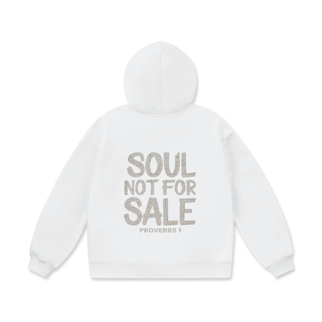 Soul Not For Sale/Freedom Oversized Heavyweight Fleece Hoodie