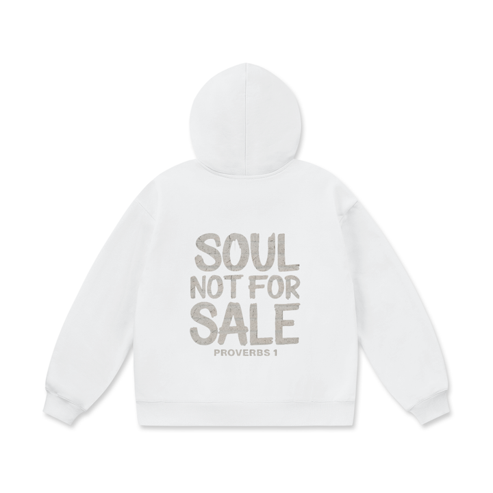 Soul Not For Sale/Freedom Oversized Heavyweight Fleece Hoodie