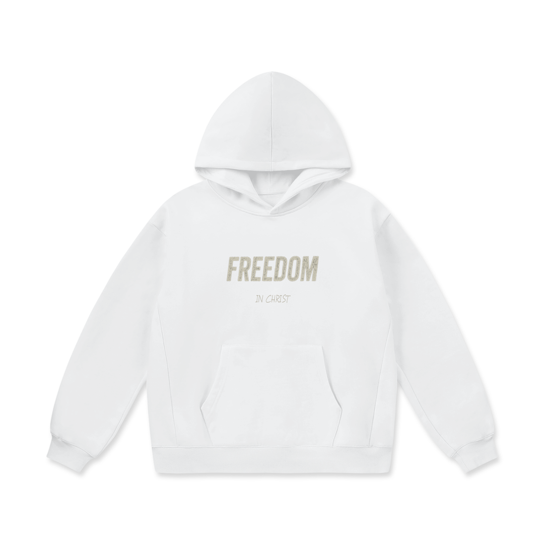 Soul Not For Sale/Freedom Oversized Heavyweight Fleece Hoodie