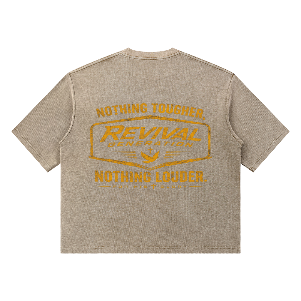 Revival Generation Waffle Boxy T-Shirt