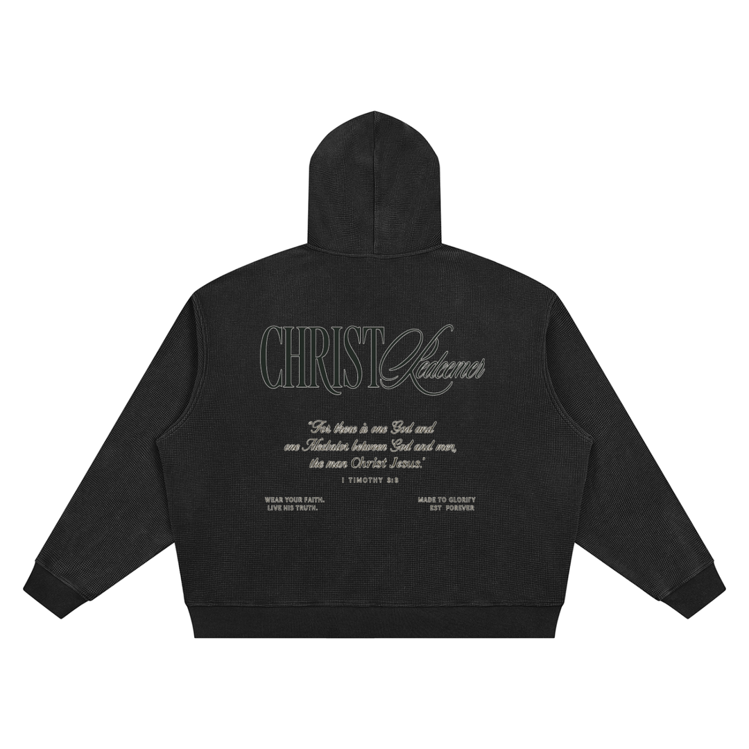 DISCIPLE Waffle Boxy Hoodie