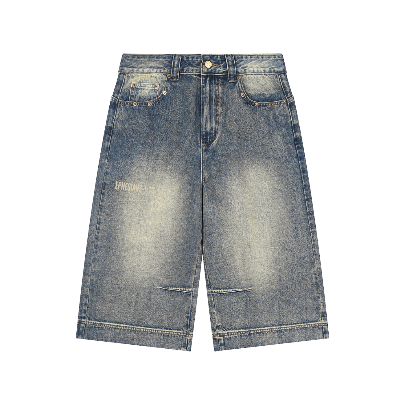 EPHESIANS Vintage Baggy Denim Shorts