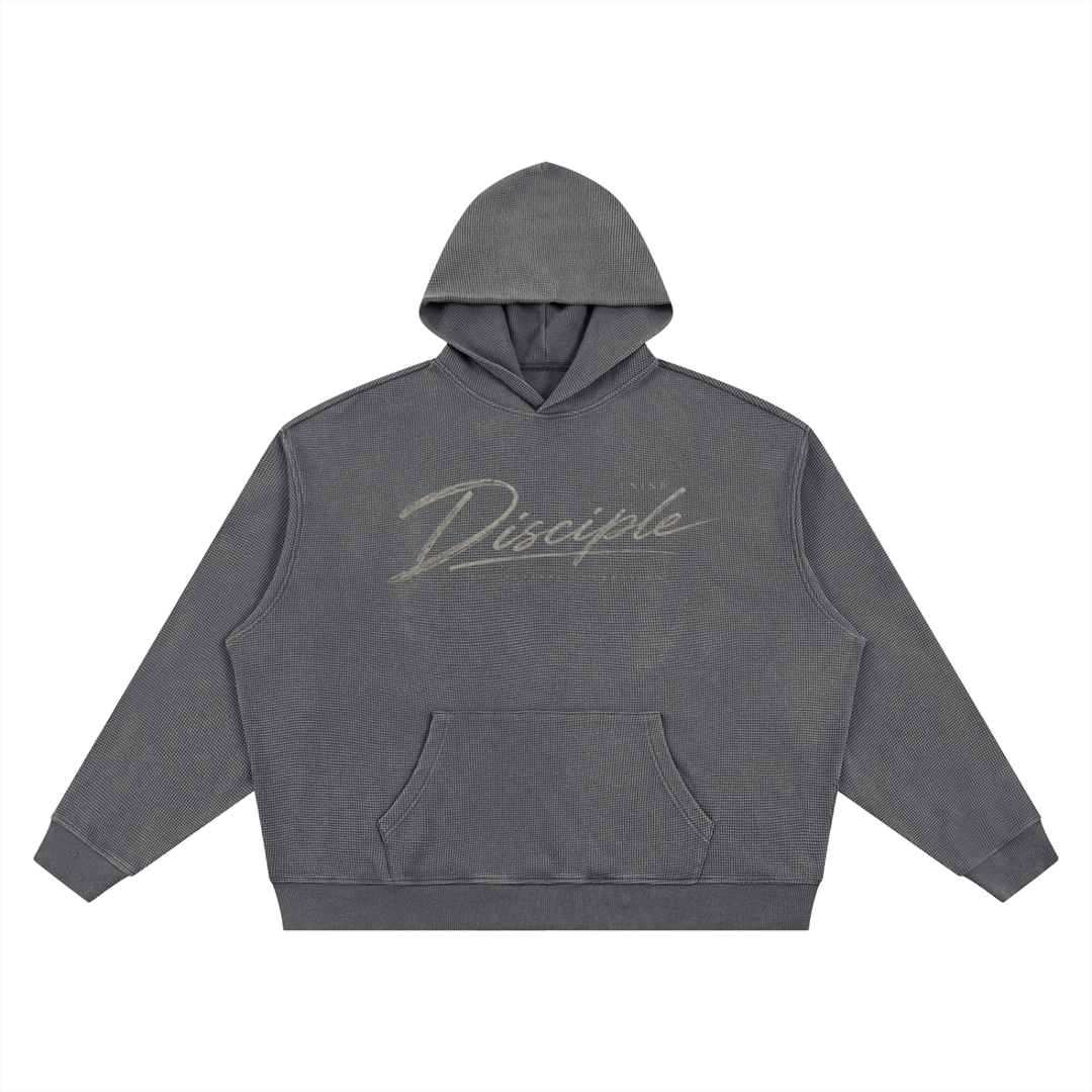 DISCIPLE Waffle Boxy Hoodie