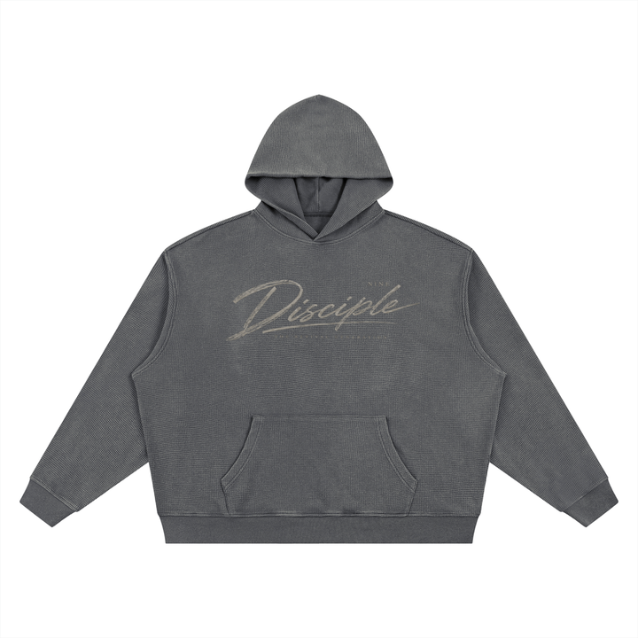 DISCIPLE Waffle Boxy Hoodie