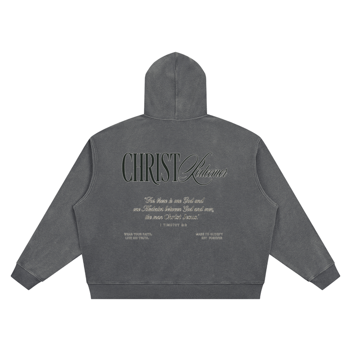 DISCIPLE Waffle Boxy Hoodie