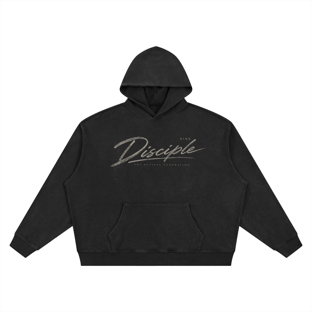 DISCIPLE Waffle Boxy Hoodie