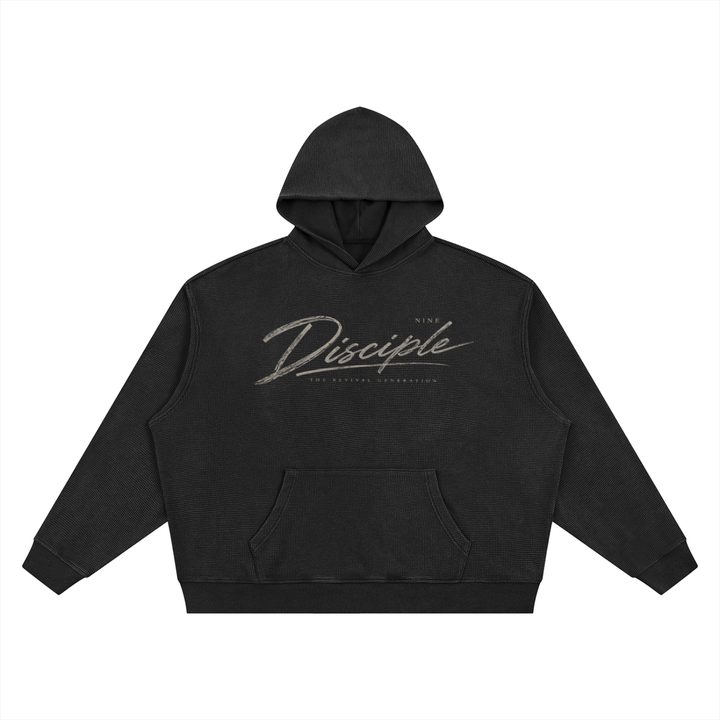 DISCIPLE Waffle Boxy Hoodie