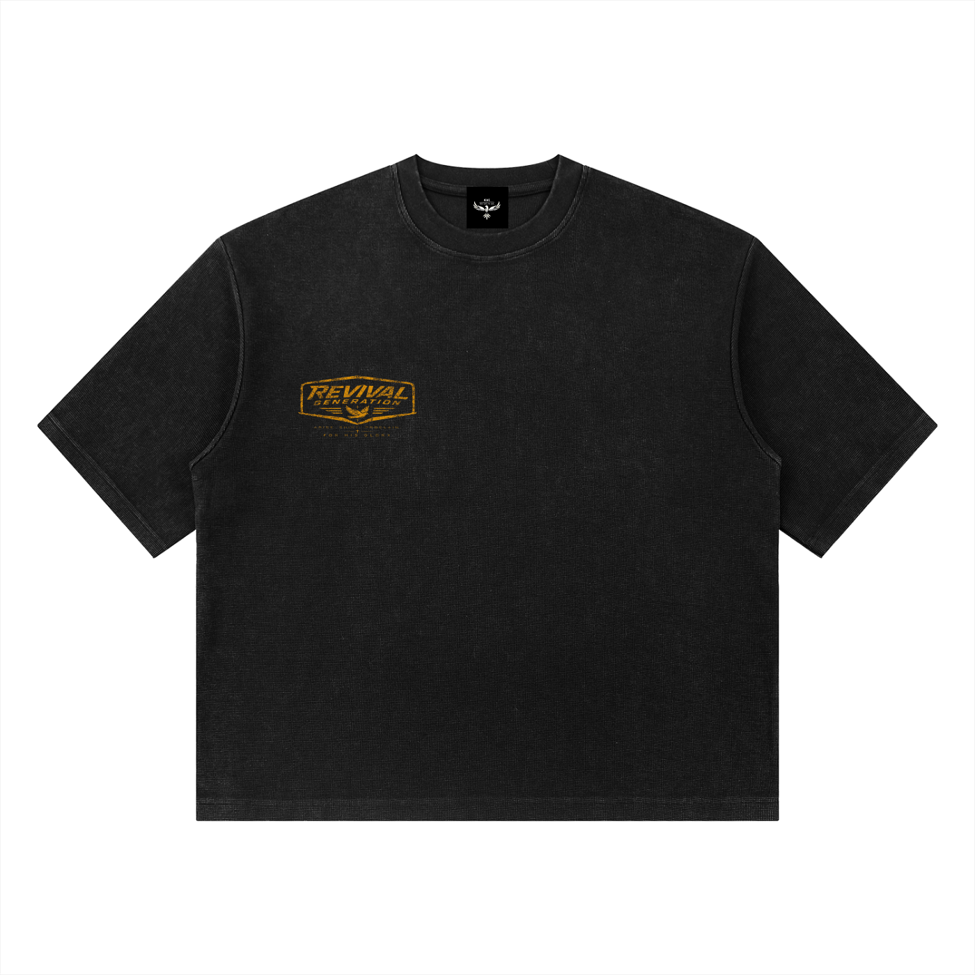 Revival Generation Waffle Boxy T-Shirt