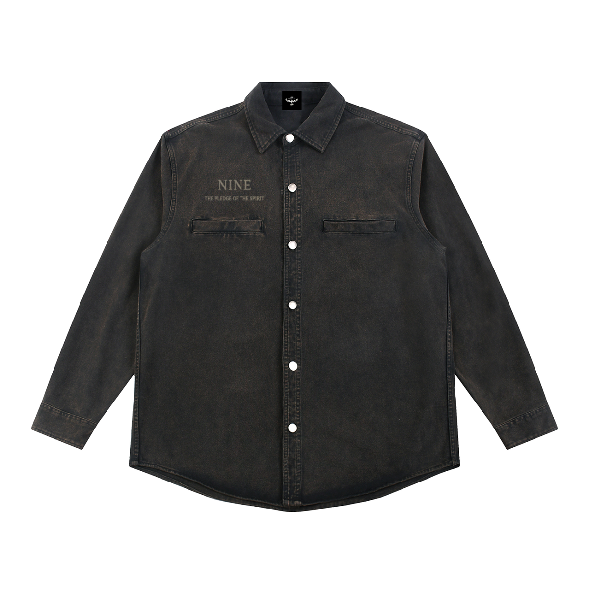 SOUL NOT FOR SALE Blouson en jean délavé épais