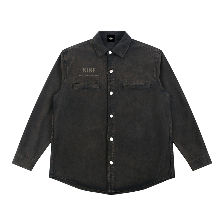 SOUL NOT FOR SALE Denim Vintage Washed Heavyweight Jacket