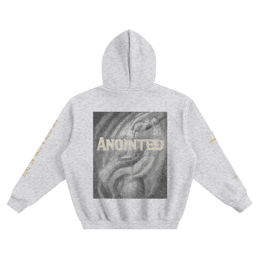 HALLELUJAH FOR THE ANOINTING Fleeced Boxy Hoodie