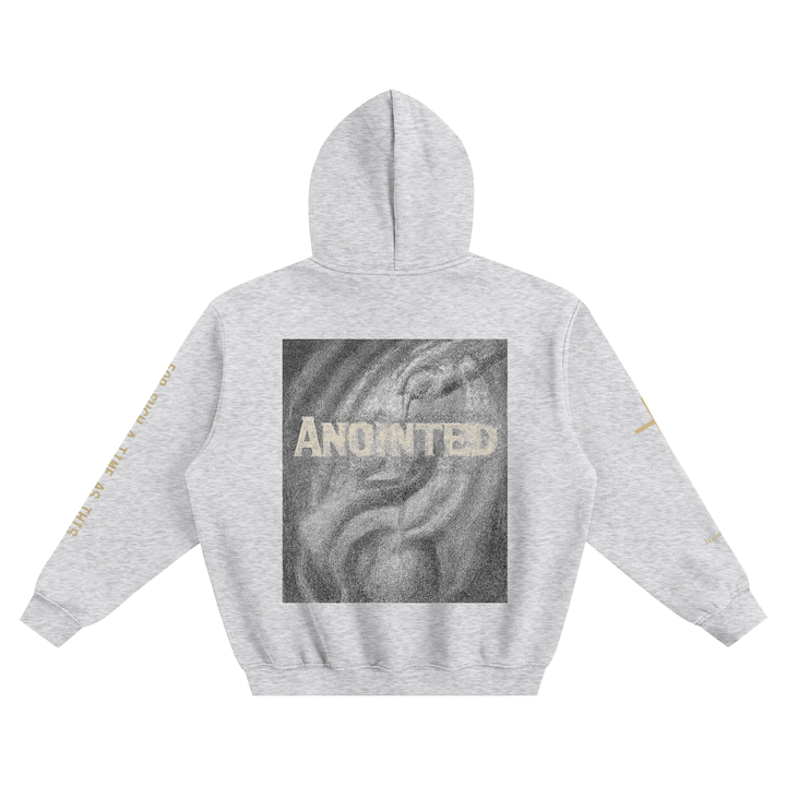 HALLELUJAH FOR THE ANOINTING Fleeced Boxy Hoodie