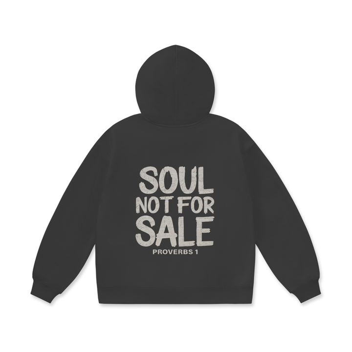 Soul Not For Sale/Freedom Oversized Heavyweight Fleece Hoodie