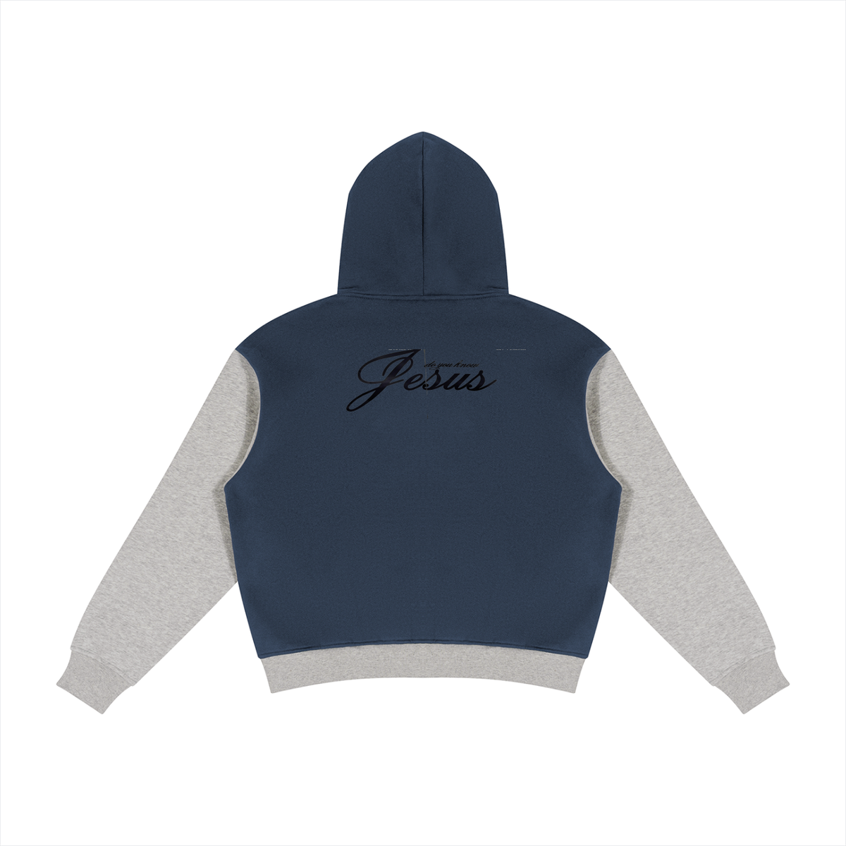 LOVE LIKE JESUS Color Block Full Zip Hoodie
