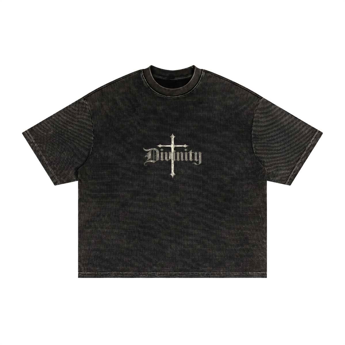 DIVINITY Waffle Washed Boxy T-Shirt