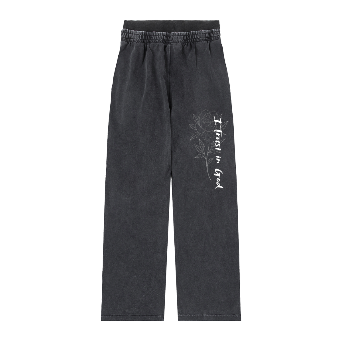 JESUS SAVES Vintage Washed Waist Pants