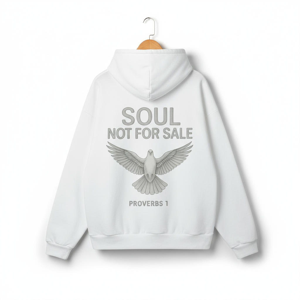 Soul Not For Sale Heavyweight Hidden Pocket Fleece Hoodie