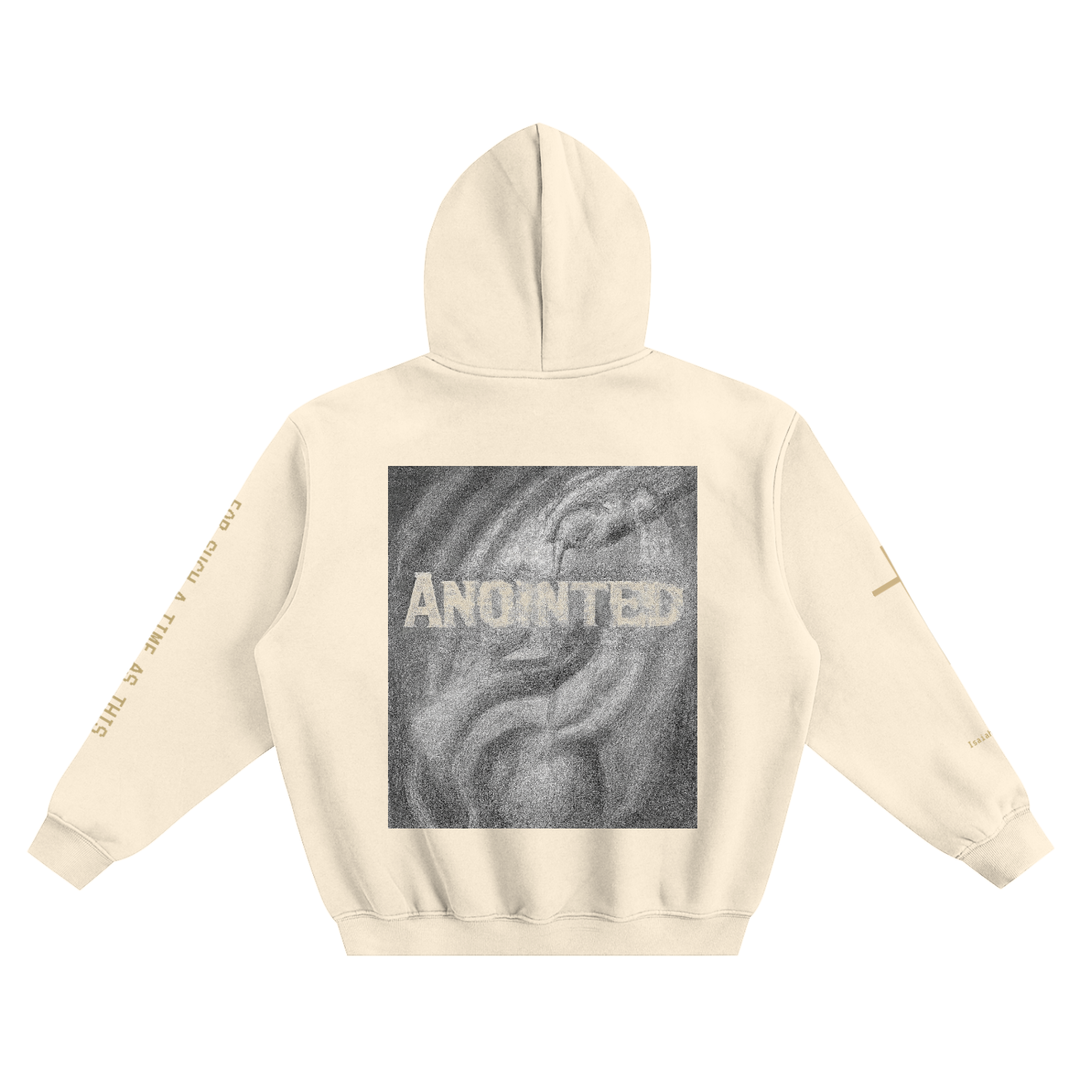 HALLELUJAH FOR THE ANOINTING Fleeced Boxy Hoodie