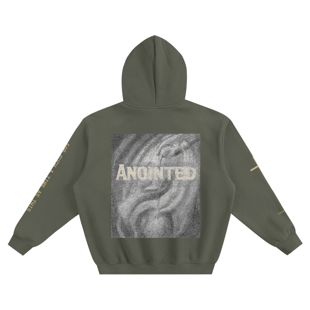 HALLELUJAH FOR THE ANOINTING Fleeced Boxy Hoodie