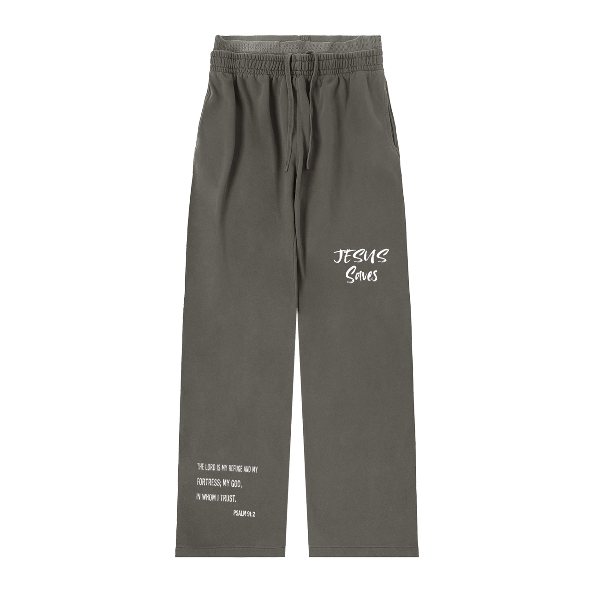JESUS SAVES Vintage Washed Waist Pants