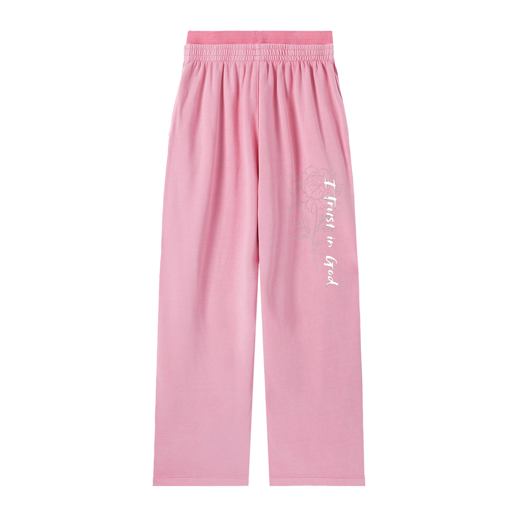 JESUS SAVES Vintage Washed Waist Pants