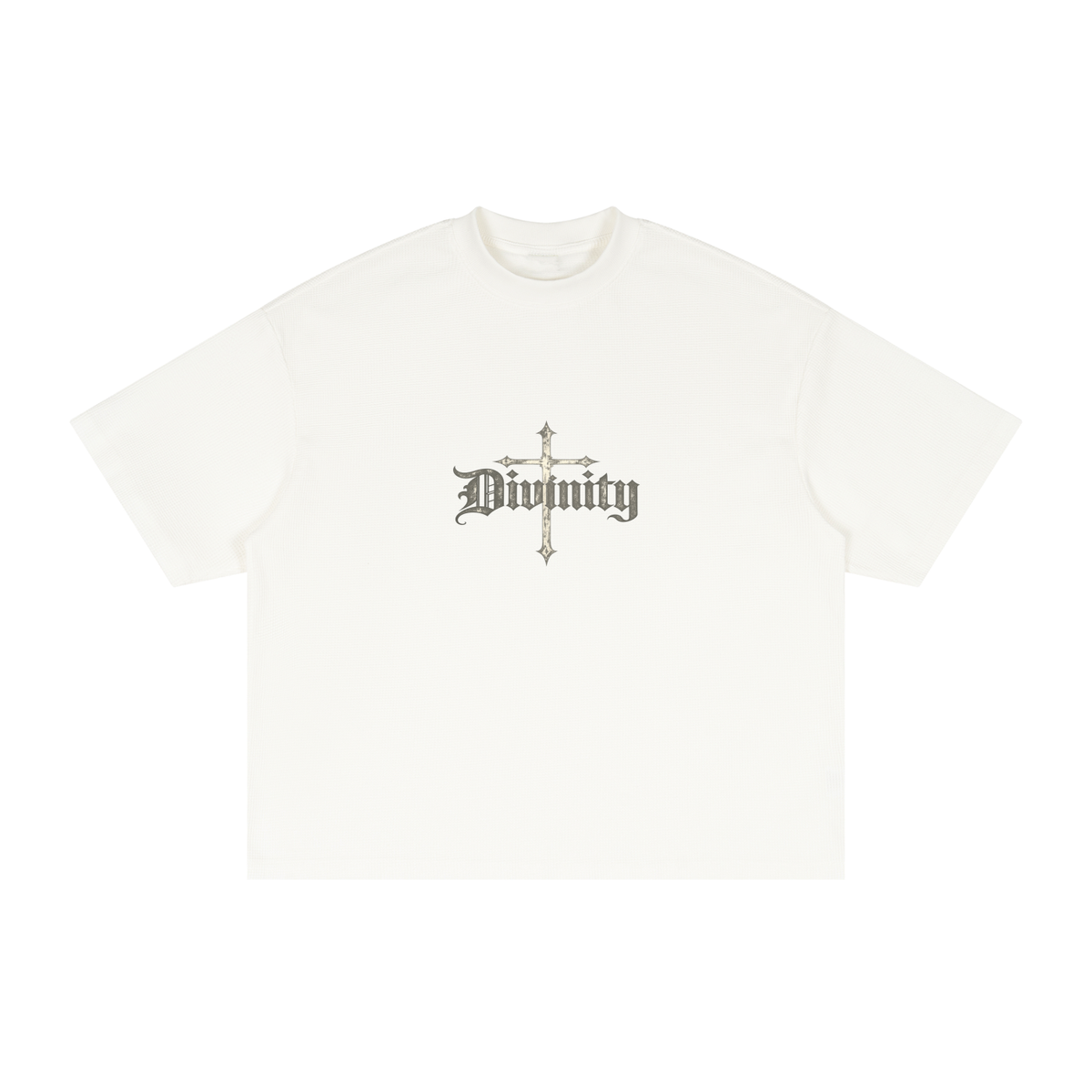 DIVINITY Waffle Washed Boxy T-Shirt