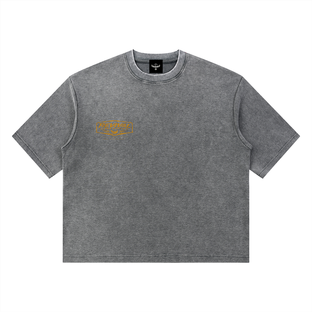 Revival Generation Waffle Boxy T-Shirt