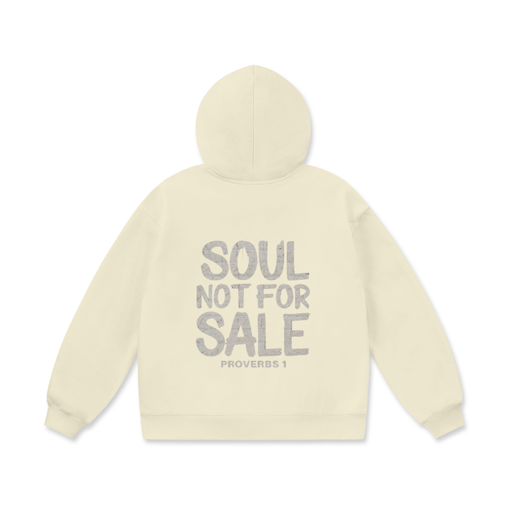 Soul Not For Sale/Freedom Oversized Heavyweight Fleece Hoodie