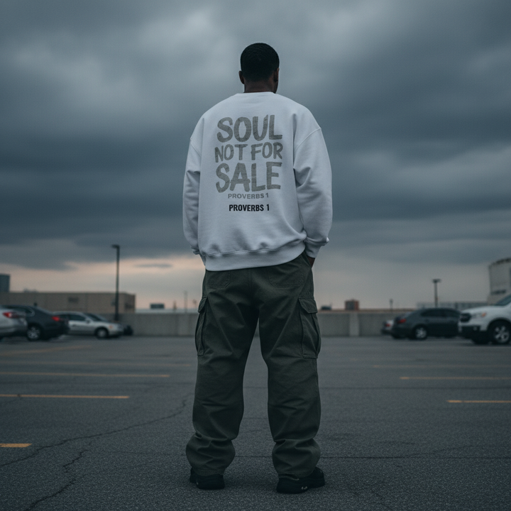 SOUL NOT FOR SALE Heavyweight Drop Shoulder Sweatshirt