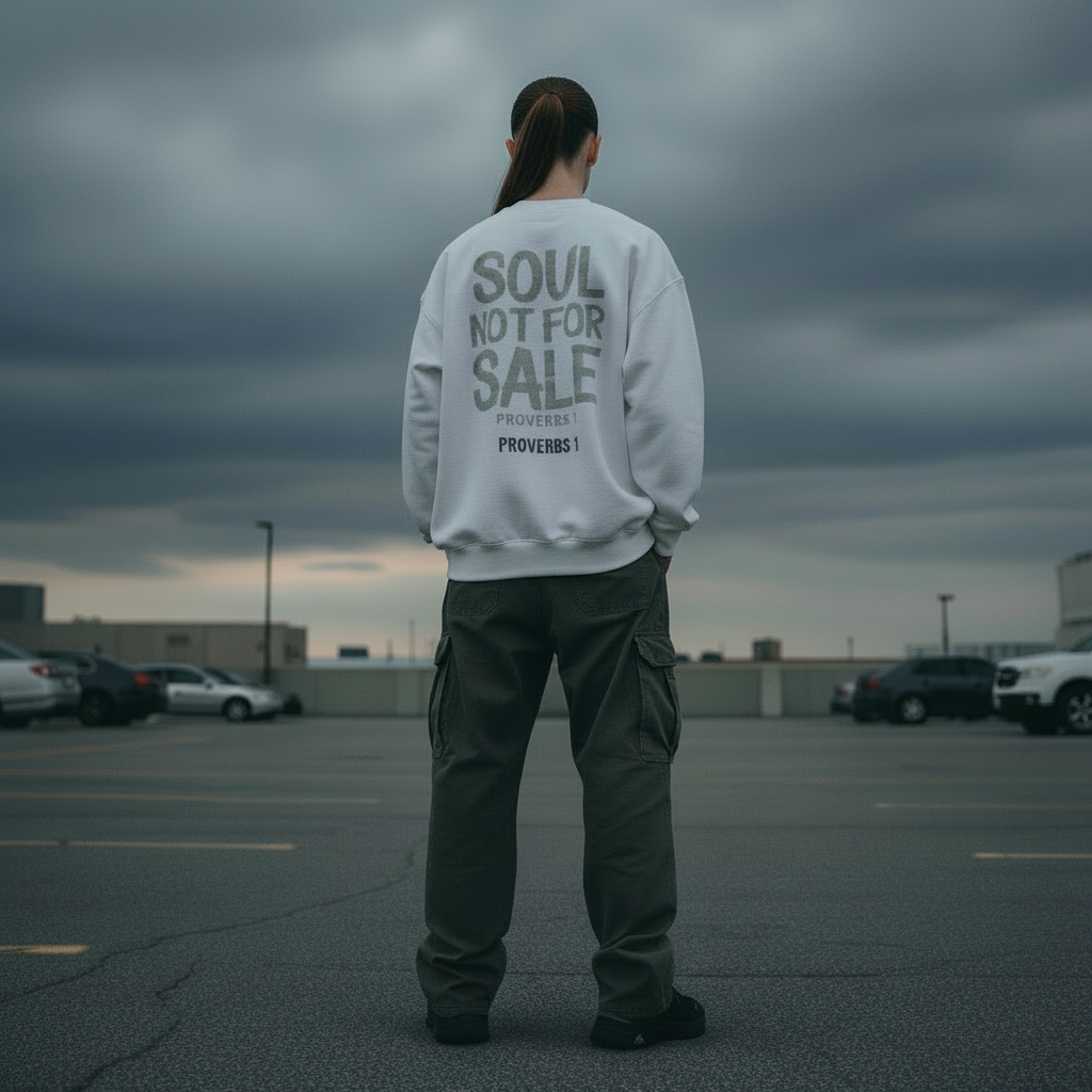 SOUL NOT FOR SALE Heavyweight Drop Shoulder Sweatshirt