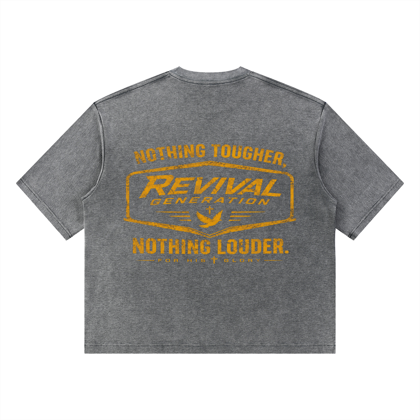 Revival Generation Waffle Boxy T-Shirt