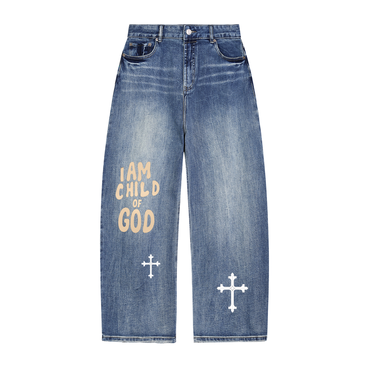 CHILD OF GOD Sun Fade Heavyweight Denim Jeans