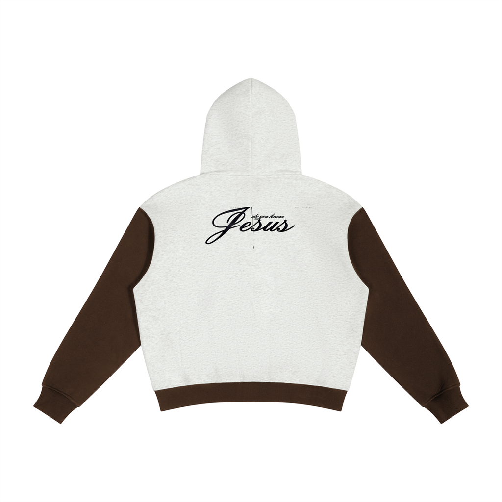 LOVE LIKE JESUS Color Block Full Zip Hoodie