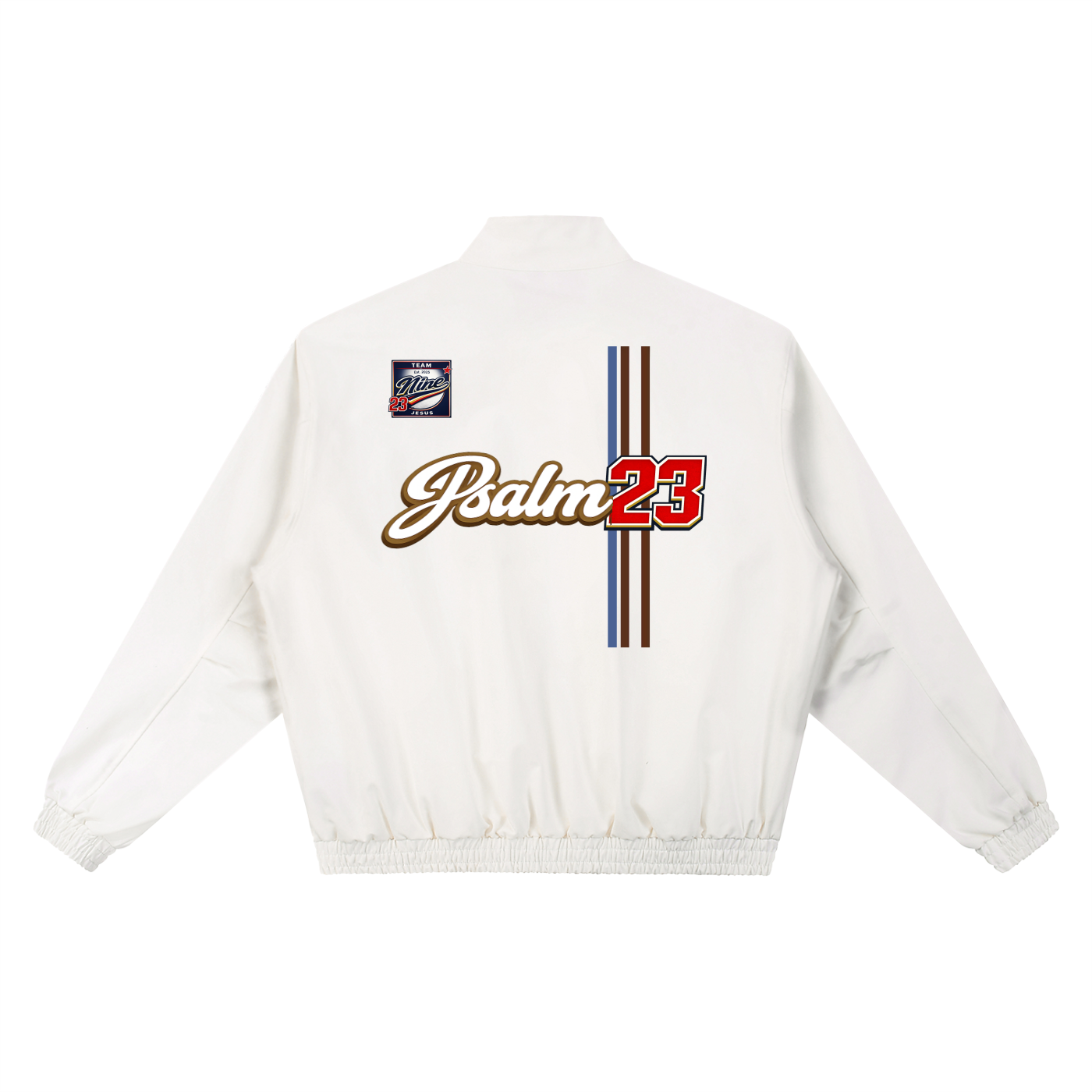 JEHOVAH RAAH Stand Collar Bomber Jacket