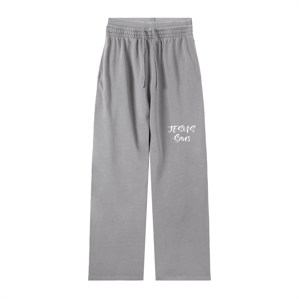 JESUS SAVES Vintage Washed Waist Pants