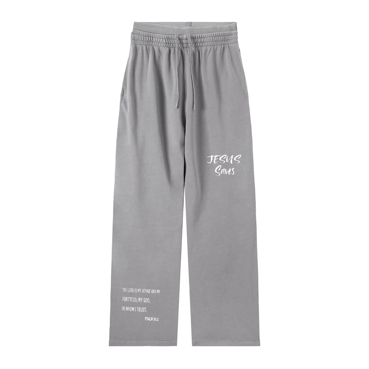 JESUS SAVES Vintage Washed Waist Pants