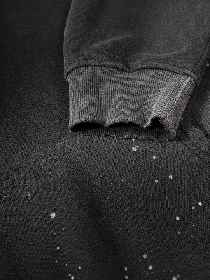 Ascend Vintage Wash Frayed Fleece Hoodie