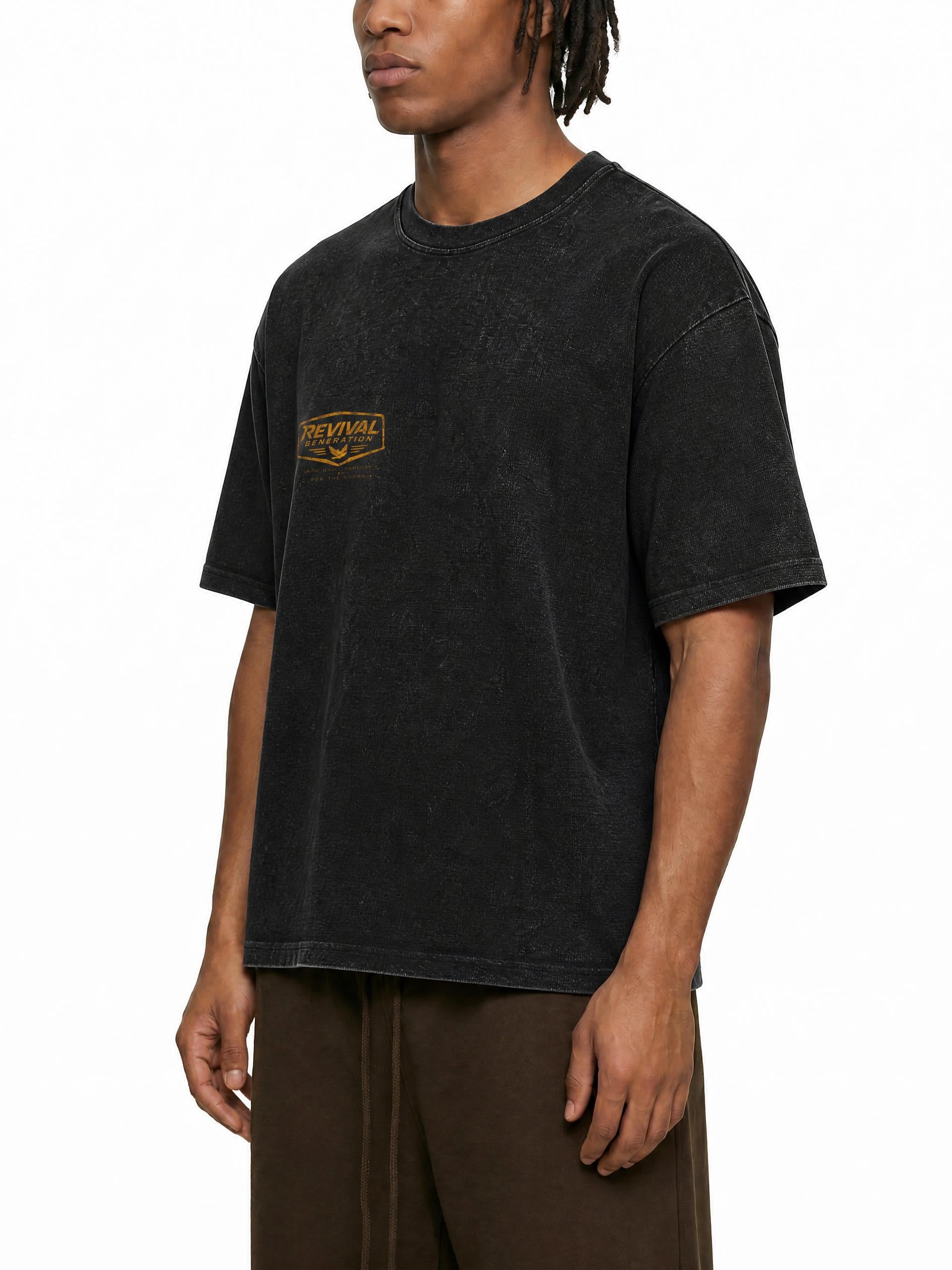 Revival Generation Waffle Boxy T-Shirt