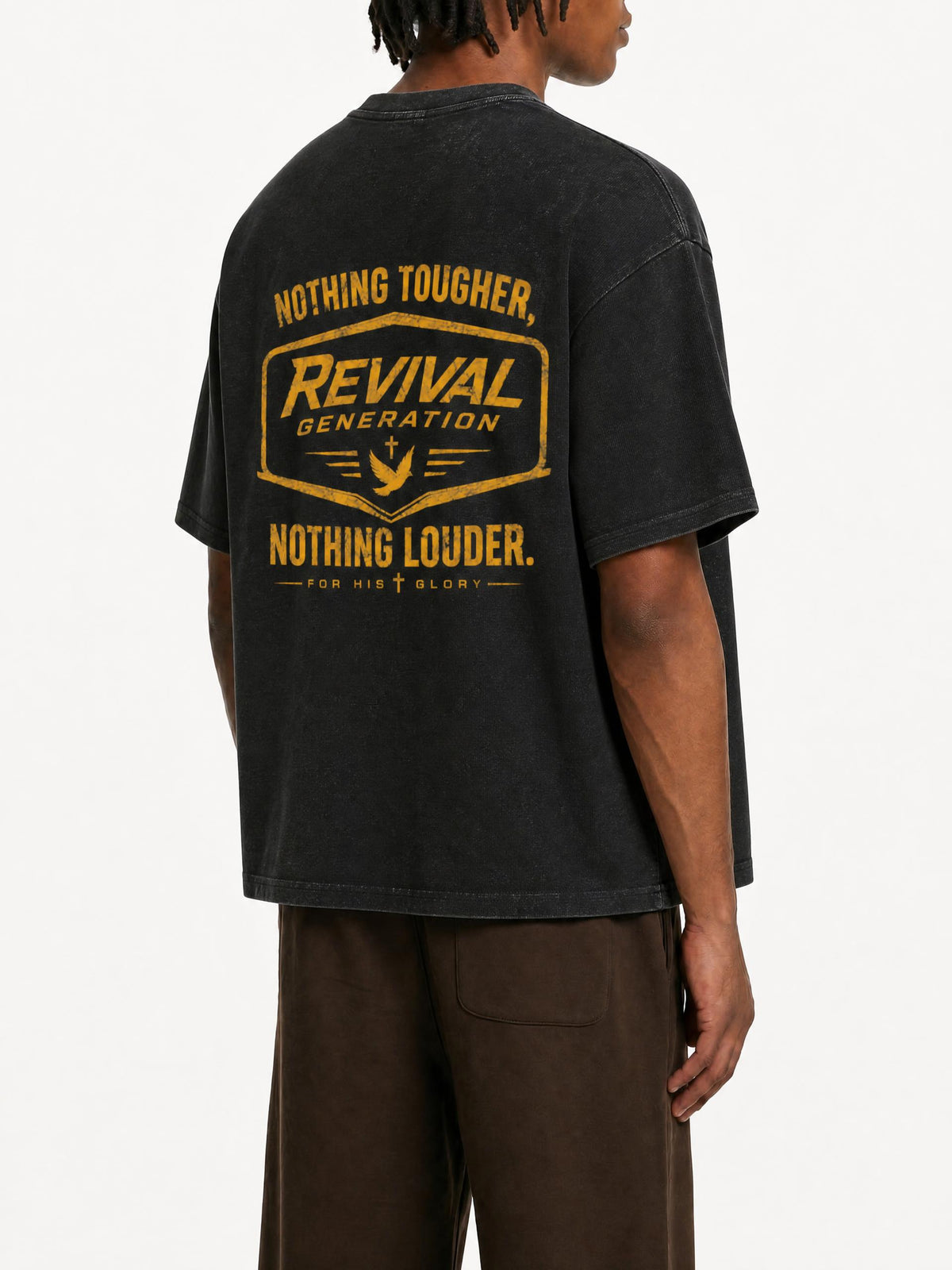 Revival Generation Waffle Boxy T-Shirt