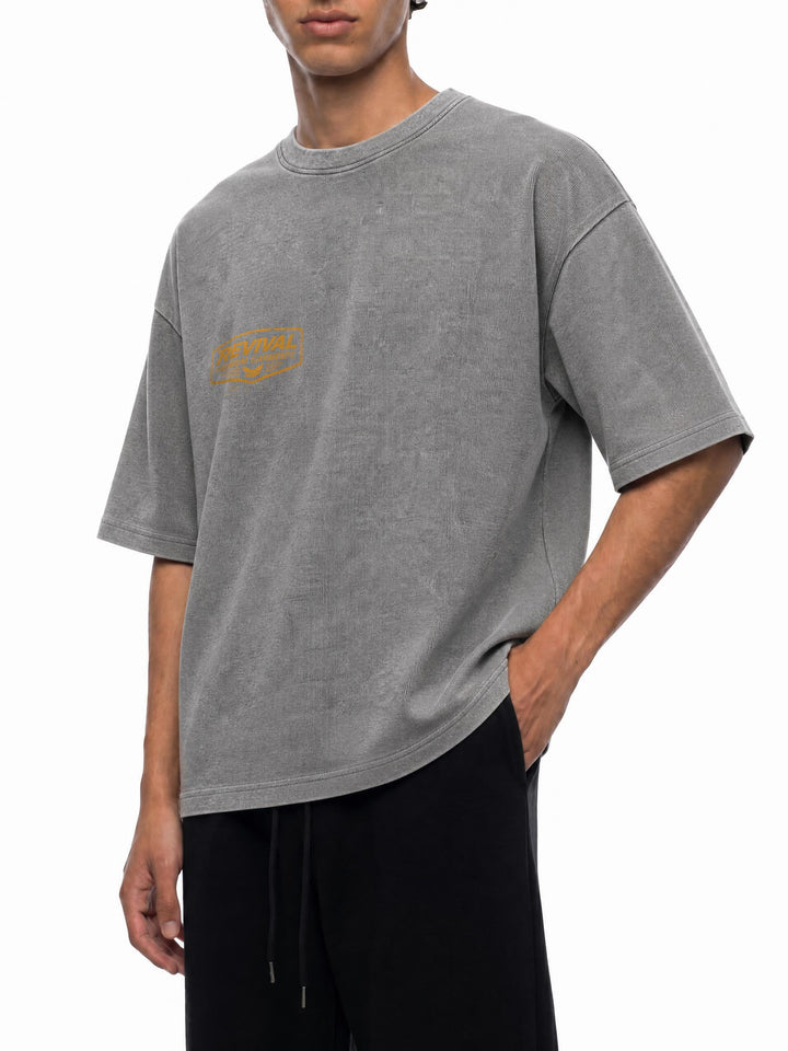 Revival Generation Waffle Boxy T-Shirt