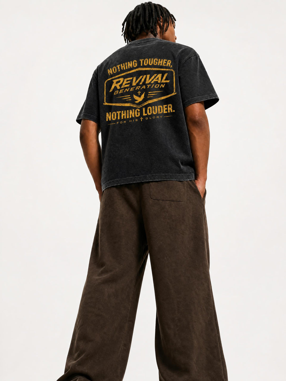 Revival Generation Waffle Boxy T-Shirt