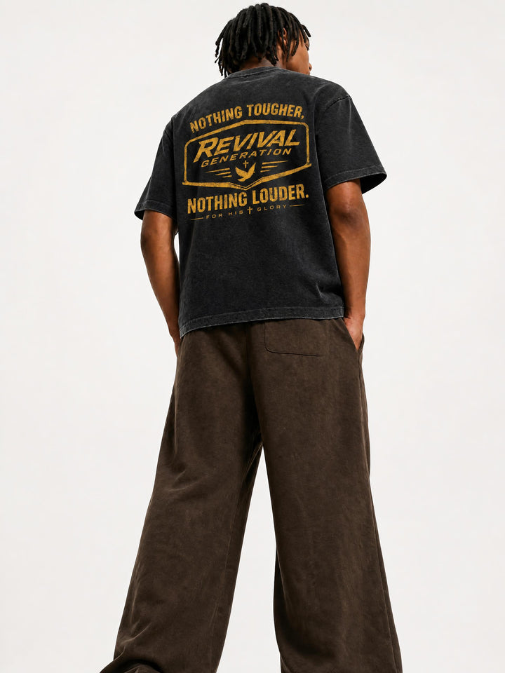 Revival Generation Waffle Boxy T-Shirt