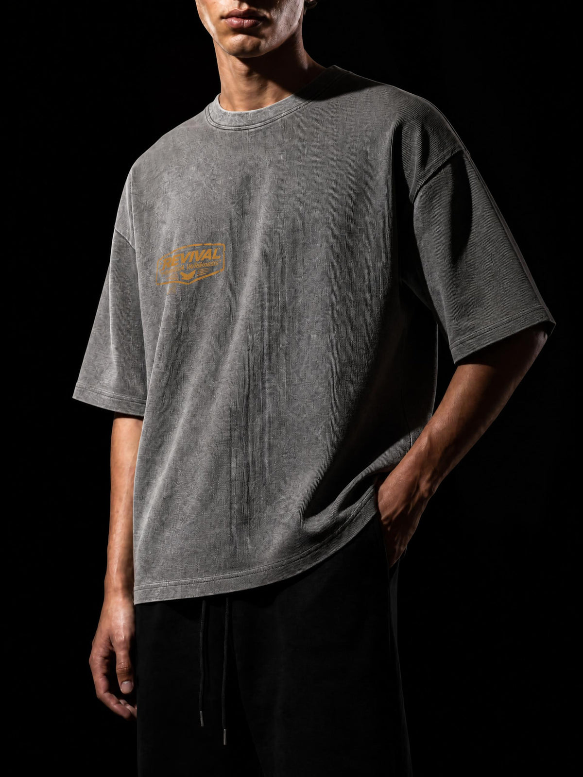 Revival Generation Waffle Boxy T-Shirt