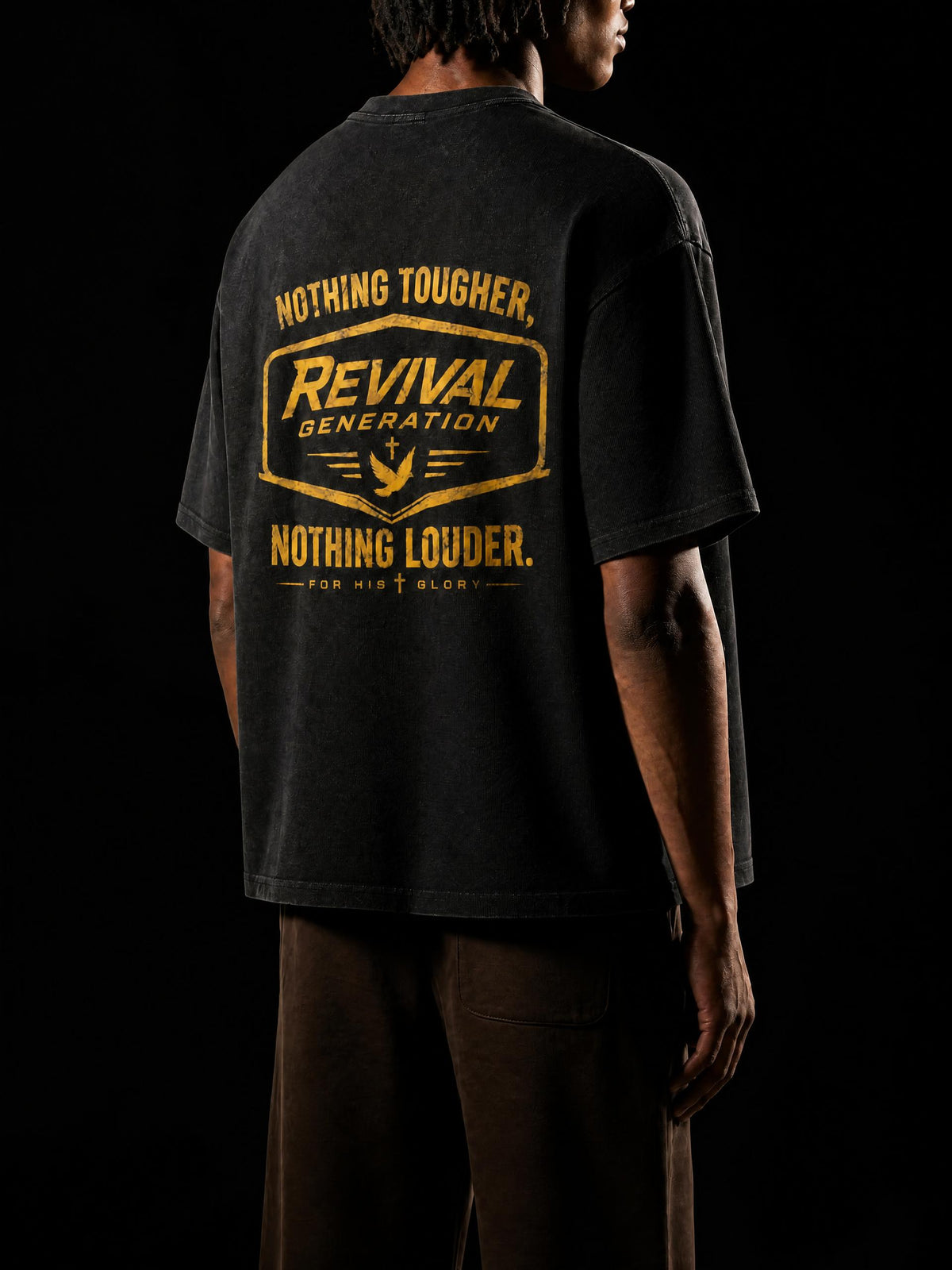 Revival Generation Waffle Boxy T-Shirt