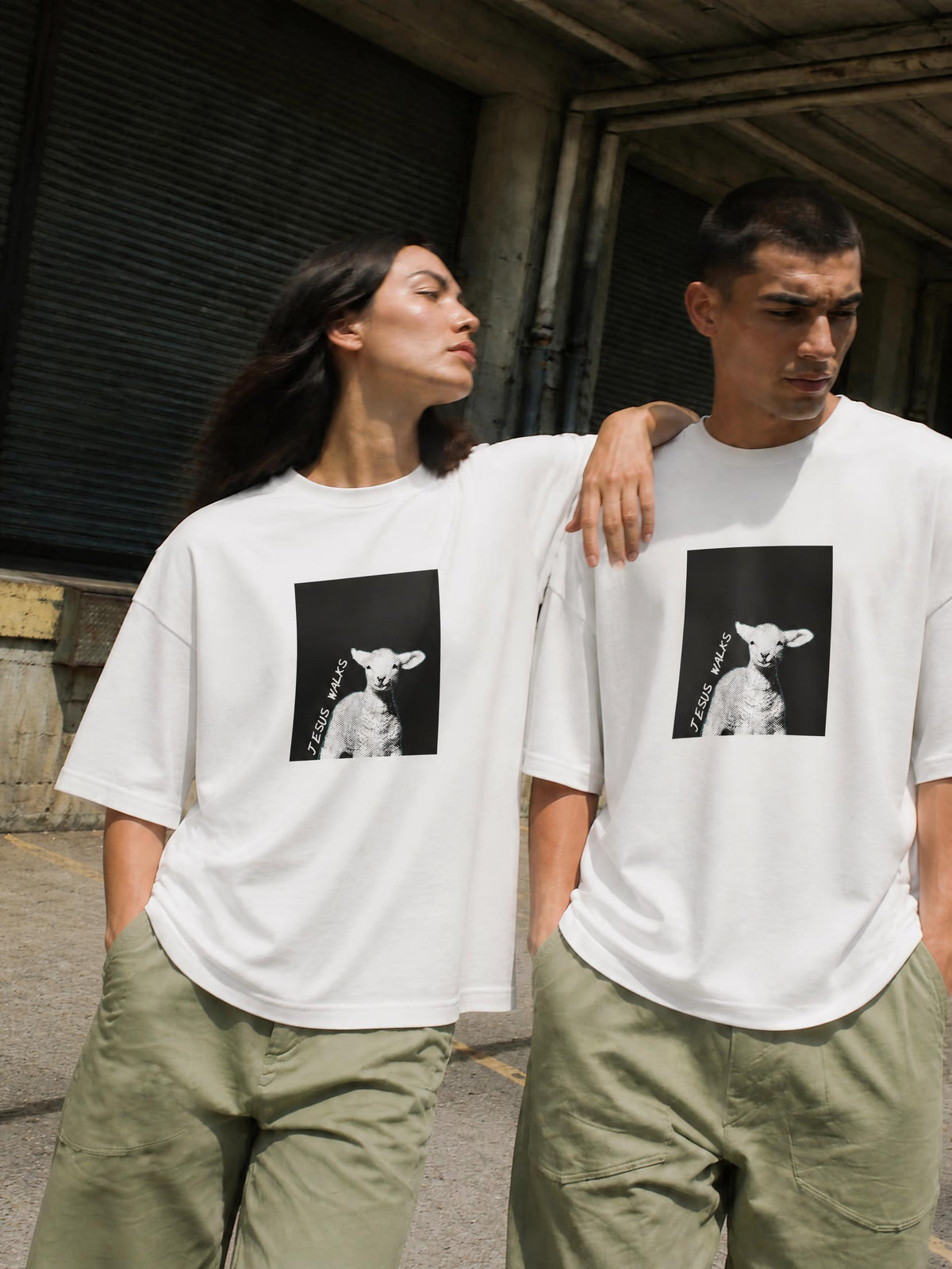 Jesus Walks Cotton T-Shirt